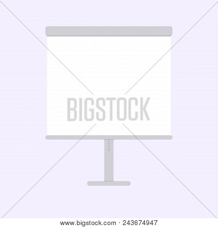 Flat Projection Screen Icon Design Illustration Design