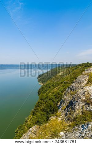 Panoramic View Of The Fjords And The Bay Of Bakota From A Height. Bakota, Ukraine