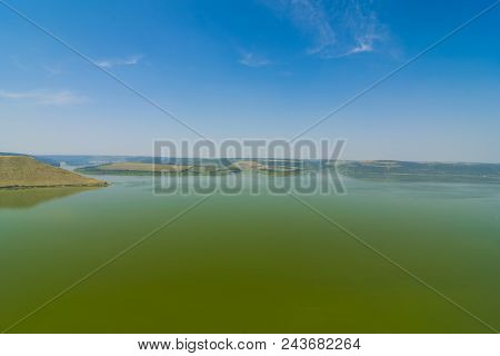 Panoramic View Of The Fjords And The Bay Of Bakota From A Height. Bakota, Ukraine