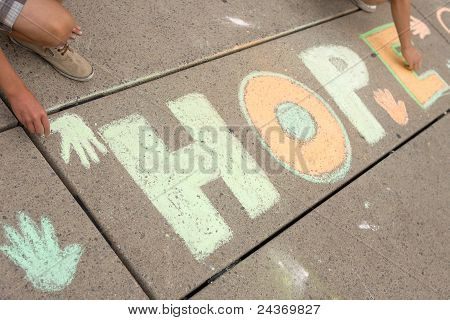 Jack Layton - Memorial de giz