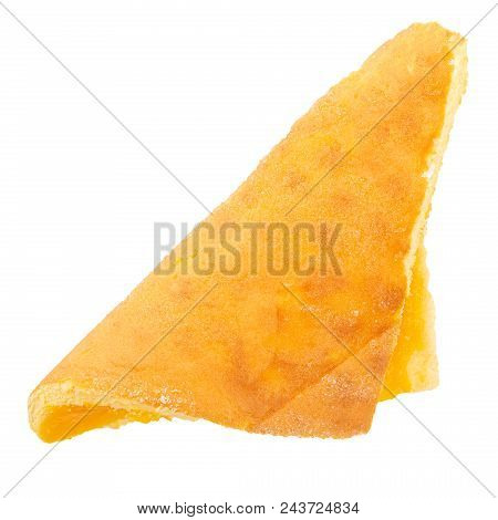 Guardanapo Typical Portuguese Pastry, Isolated On White Background.