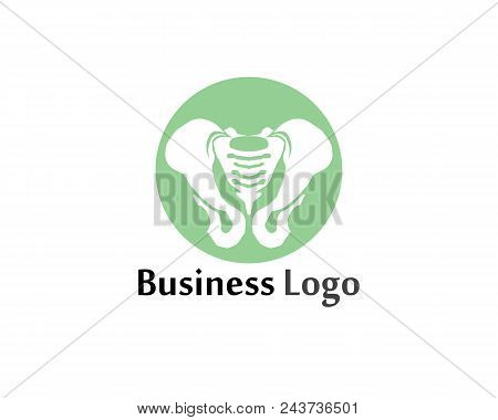 Spine Diagnostics Symbol Logo Template Vector Illustration Design