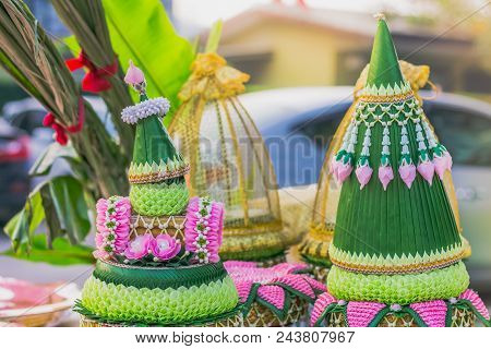 Thailand Wedding, Ceremony.thai Khan Makk Procession.wedding Dowry, The Dowry Marriage In Thailand.