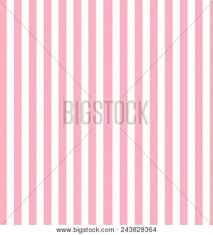 Pattern Stripes Seamless. Pink Two Tone Stripes Pattern Vector For Wallpaper, Fabric, Background, Ba