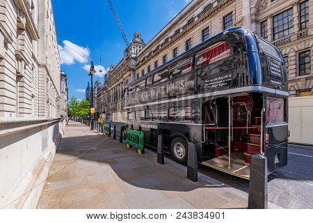 London, United Kingdom - May 04: Traditional British Architecture On A Street In The Downtown Area O