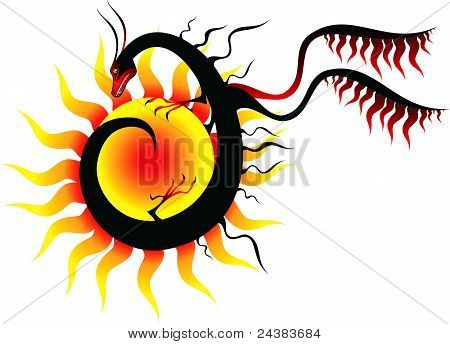 Drago e il sole