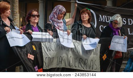 Demonstration Of Activists Mujeres De Negro - Women In Black - Against The War In Israel