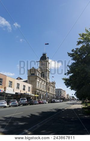 Ballarat, Victoria, Australia, 12th March 2018 - View Of Sturt Street In The City Of Ballarat, Victo