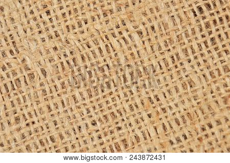 Close Up Of Natural Bagging Texture Background
