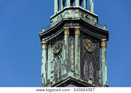 St. Marys Church, Marienkirche Near Alexanderplatz In Central Berlin, Germany