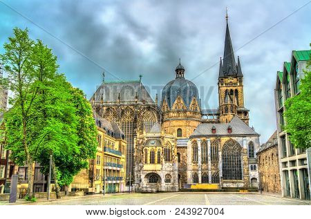 Aachen Cathedral, A Unesco World Heritage Site In North Rhine-westphalia, Germany