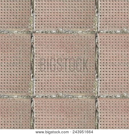 Abstract Seamless Pattern For Designers With Concrete Causeway Road From Clay