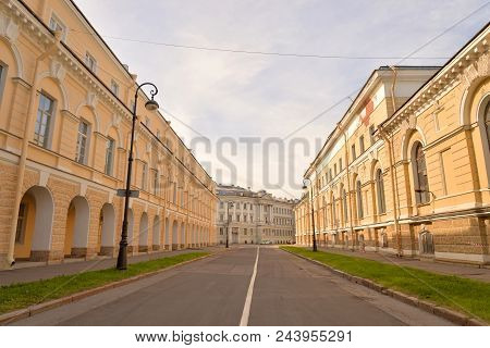 Tiflis Lane In Center Of Saint Petersburg, Russia.