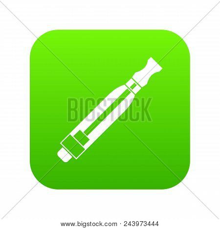 Clearomizer Icon Digital Green For Any Design Isolated On White Vector Illustration