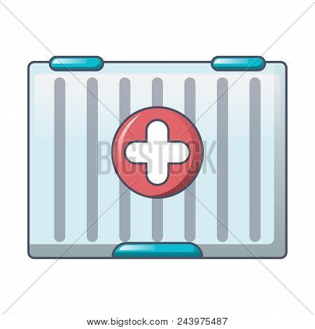 First Aid Kit Icon. Cartoon Of First Aid Kit Vector Icon For Web Design Isolated On White Background
