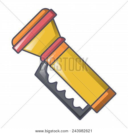 Hiking Lighter Icon. Cartoon Of Hiking Lighter Vector Icon For Web Design Isolated On White Backgrou