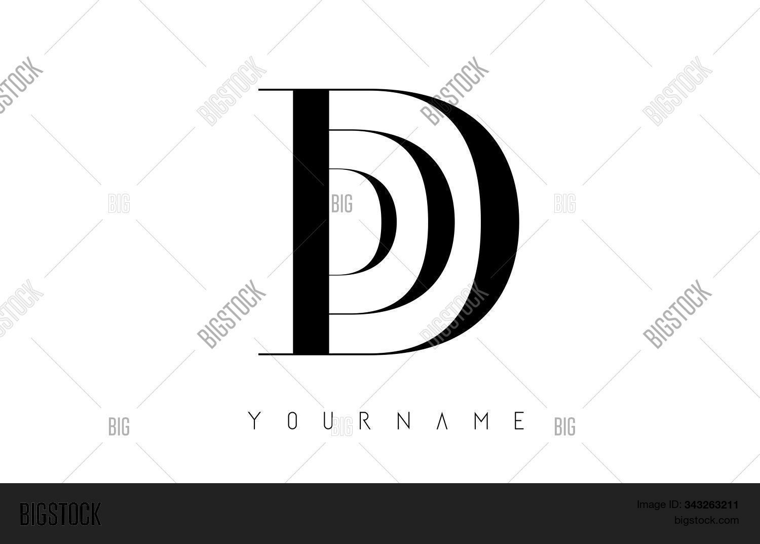 D Letter Logo Graphic Vector Photo Free Trial Bigstock