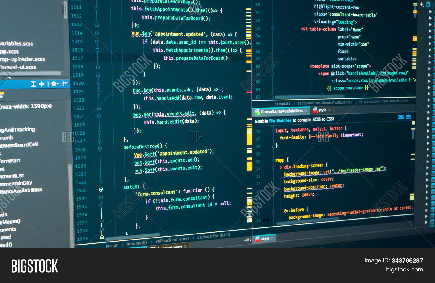 Html Web Code. Image & Photo (Free Trial) | Bigstock