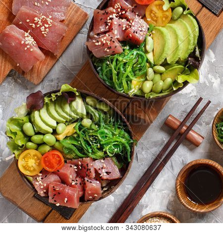 Hawaiian Tuna Poke Bowl