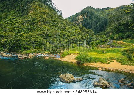 Karangahake Gorge On The North Island Of New Zealand