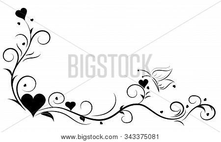 Hand Drawn Floral Vector Photo Free Trial Bigstock