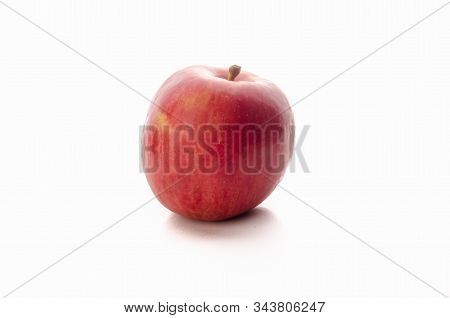 Fresh Red Apple Isolated On White. With Clipping Path.
