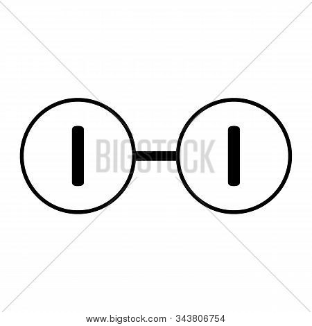 Iodine Molecule Icon On White Background. Vector Illustration.