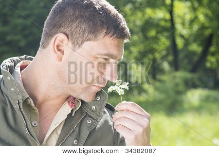 남자 따기는 꽃