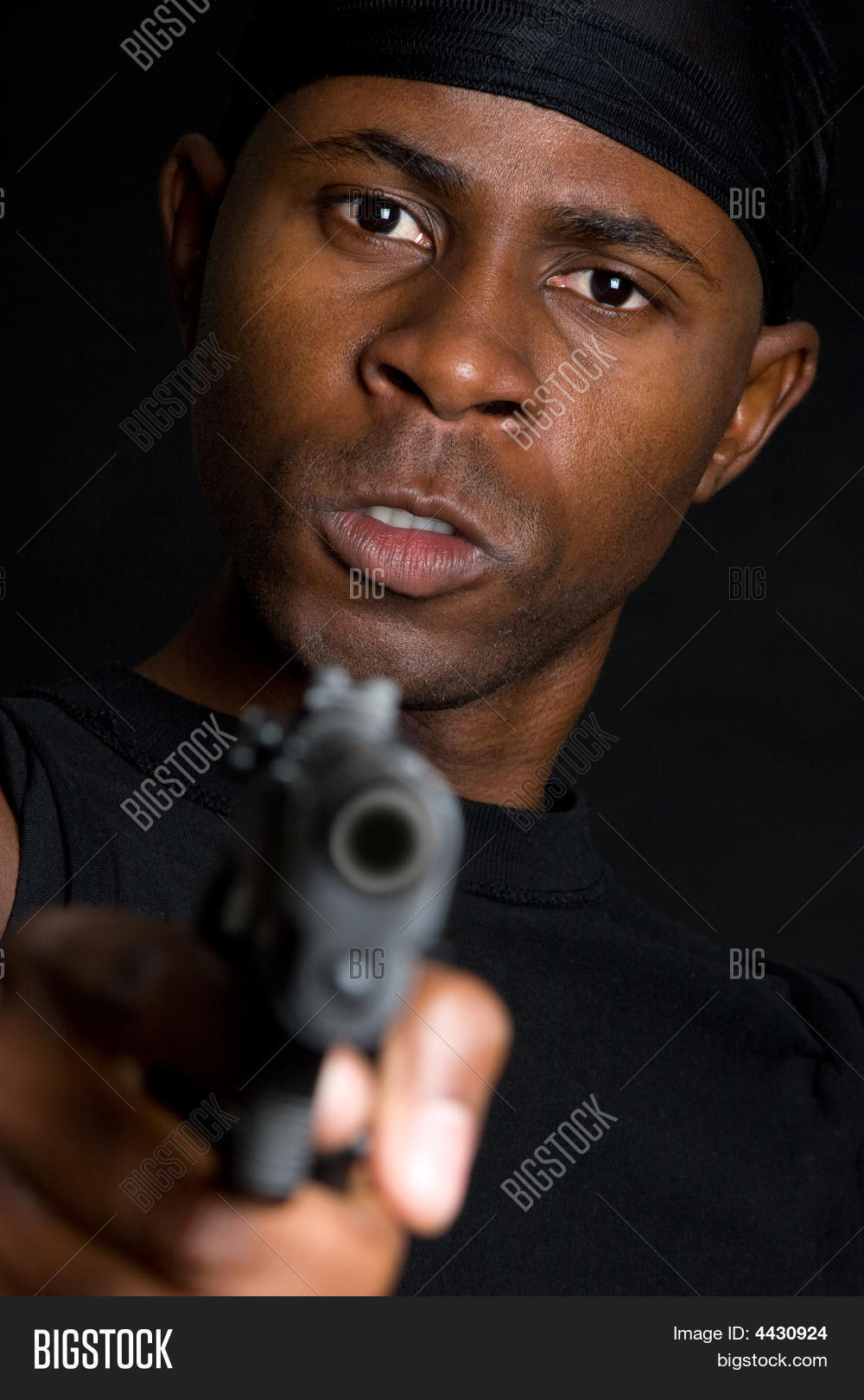 Black Gun Man Image & Photo (Free Trial) | Bigstock