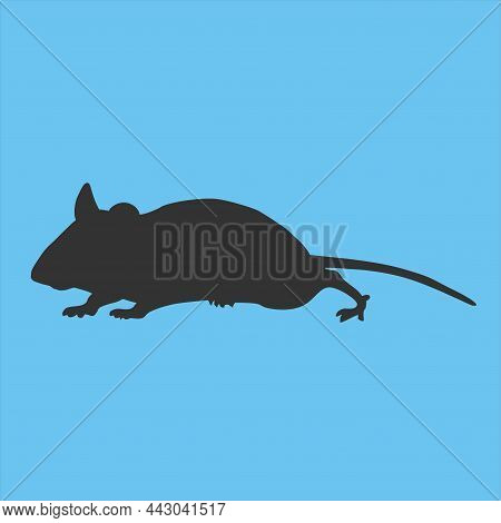 Mouse Animal Silhouette Fanua Vector Illustration Clipart
