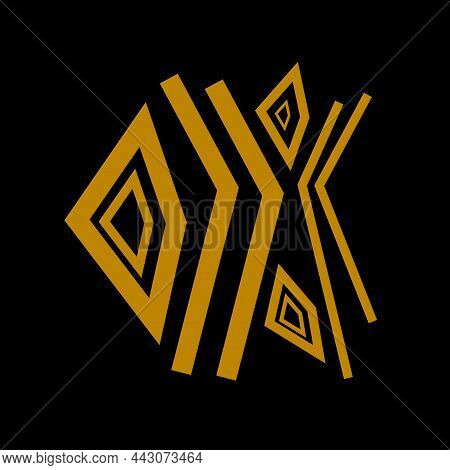 Background Pattern With Decorative Geometric And Abstract Elements