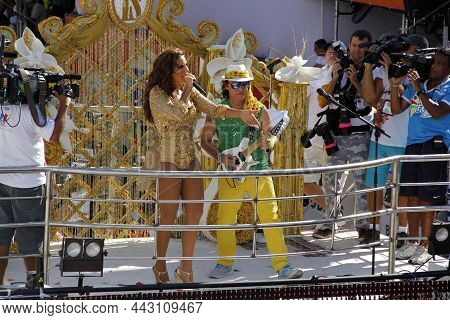 Ivete Sangalo At The Bahia Carnival