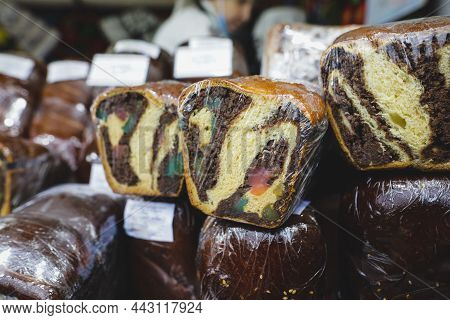 Shallow Depth Of Field (selective Focus) Image With Traditional Romanian Winter Holidays And Easter 