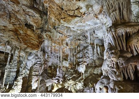 Campanet Caves In Mallorca. Geological And Mineral. Balearic Islands. Spain