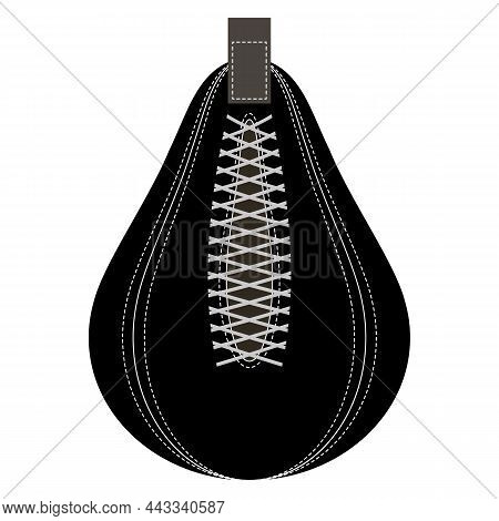 Boxing Bag Icon Isolated On White Background