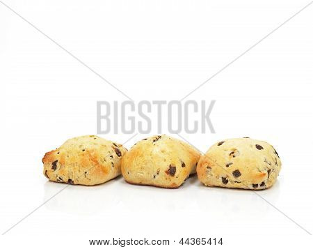 Tre chokolade Chip Scones