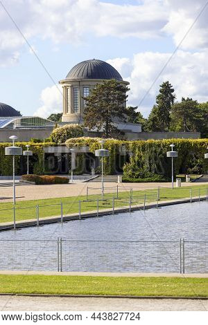 Wroclaw, Poland - September 30, 2021:  Centennial Hall, Szczytnicki Park. It Is Sport And Entertainm