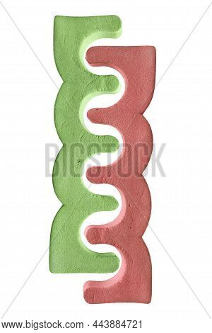 Soft Foam Colorful Pedicure Toe Separators On White Background