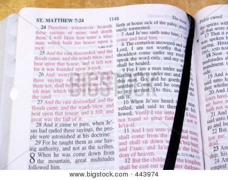 Open Bible, Top Of Page