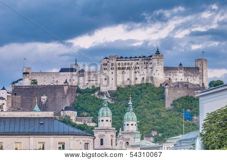 Hohensalzburg Castle (festung Hohensalzburg) At Salzburg, Austri