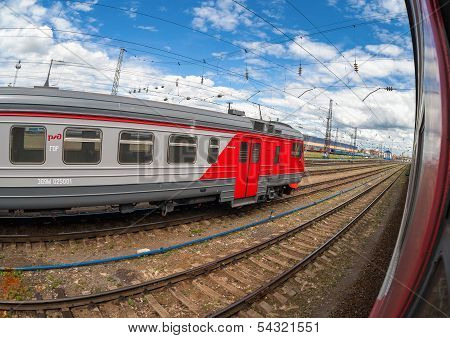 Nizhny Novgorod, Russia -  Platforms In Moskovsky Rail Terminal