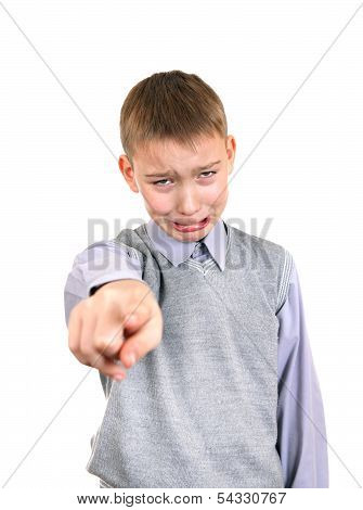 Boy Having A Grudge