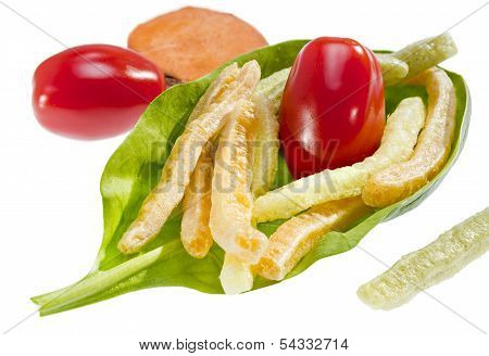 Potato Vegetable Stick Chips.