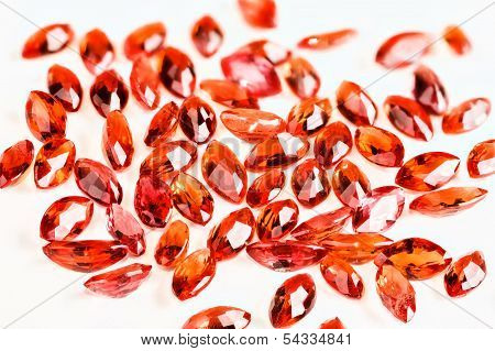 Ruby gemstones
