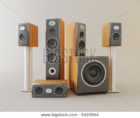 Sistema de audio para cine en casa