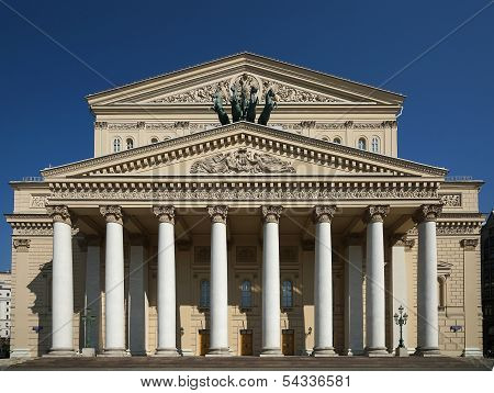 The Bolshoi Theatre a historic theatre in Moscow, Russia