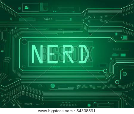Nerd Concept.