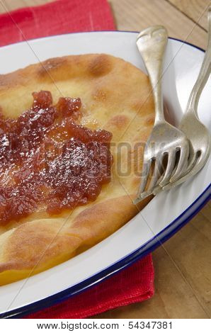 Langos, Home Made Hungarian Pancake