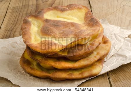 Langos, Home Made Hungarian Pancake