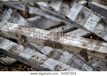 Pile of wood